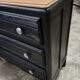 Vintage black chest of drawers