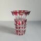Vintage 1960s crystal vase from Val Saint-Lambert.