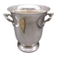 Antique silver-plated champagne bucket in the Médicis style.