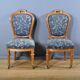 Paire de chaises en chêne, style Louis-Philippe, milieu XXème