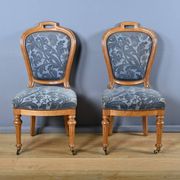 Paire de chaises en chêne, style Louis-Philippe, milieu XXème