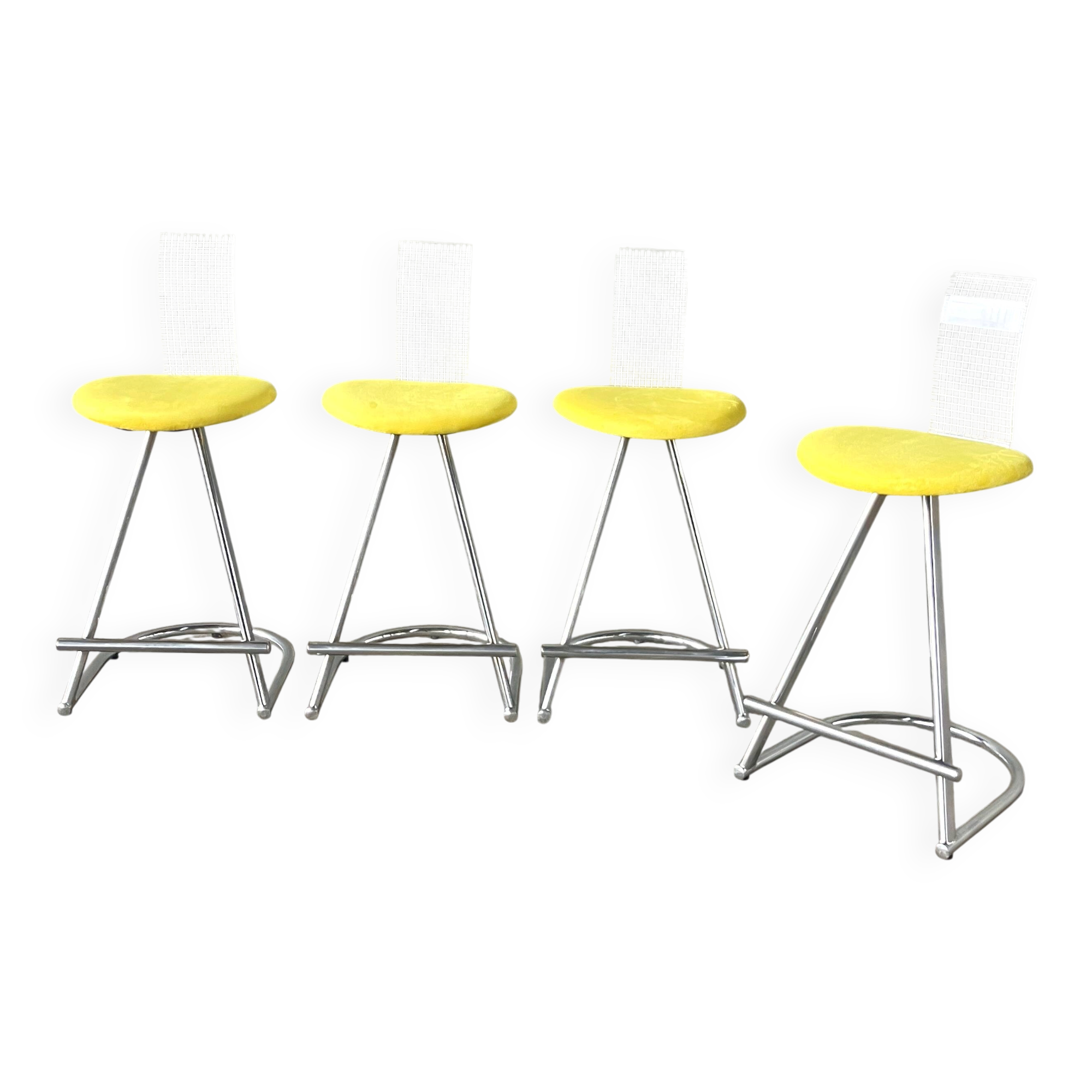 High chairs with plexiglass backrest Mirima, France