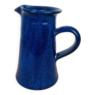 Blue Alsace stoneware pitcher, ceramic