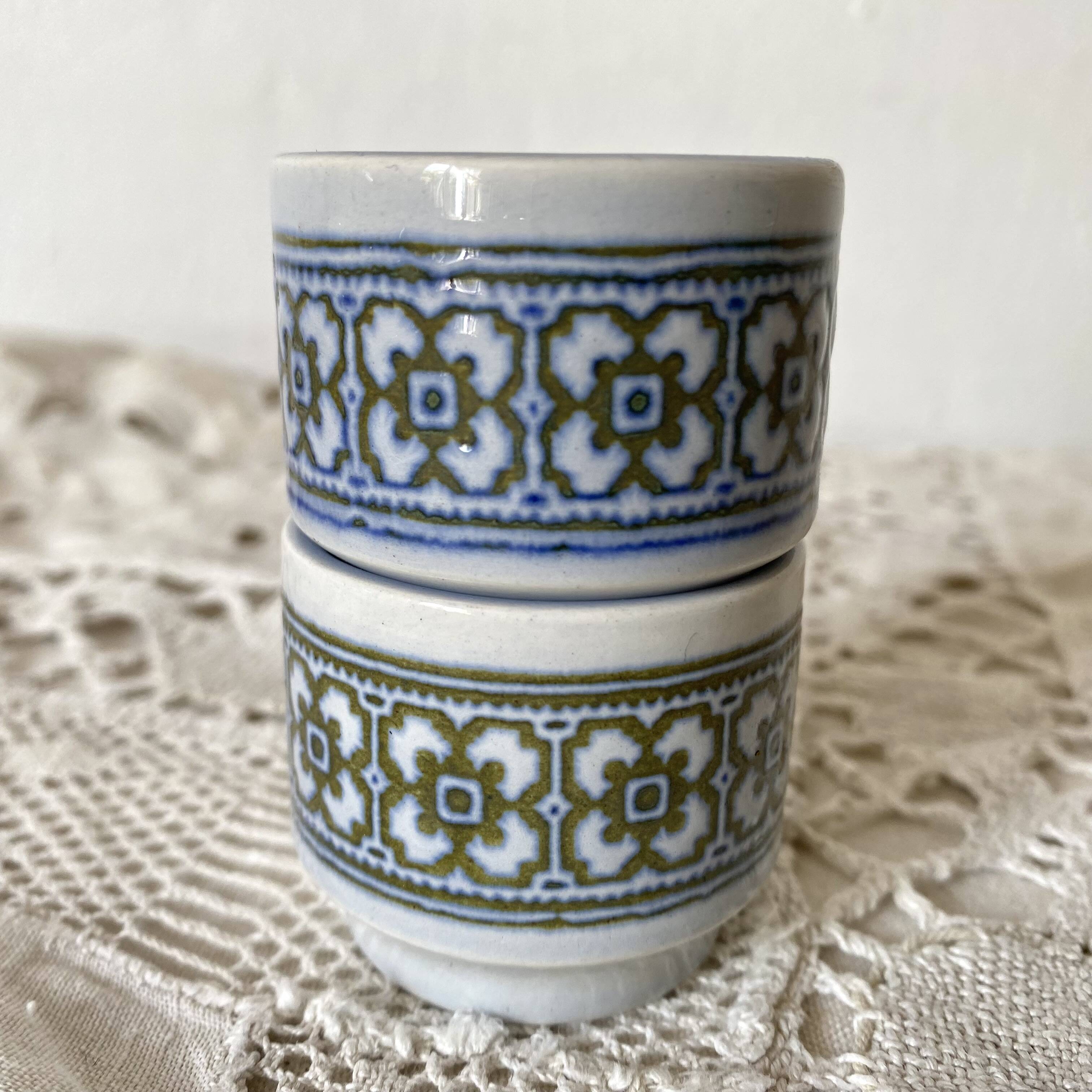 Vintage egg cups Hornsea England 1970