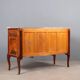 Commode ancienne Napoléon III en bois divers, Italie, XXe siècle