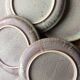 Set of 12 large and 11 small sandstone plates