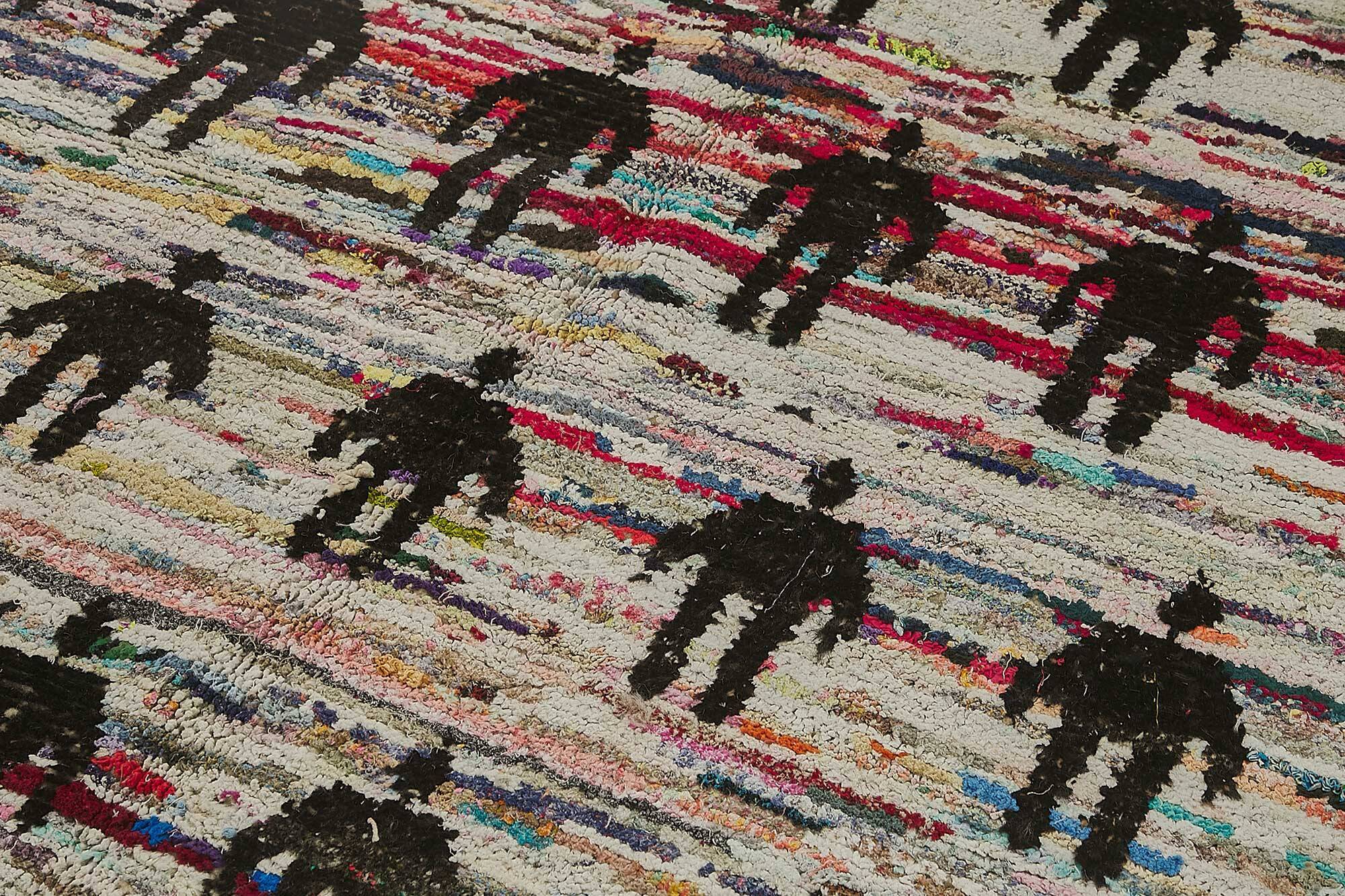 Handwoven Turkish Recycled Boho Rug 210 cm x 307 cm