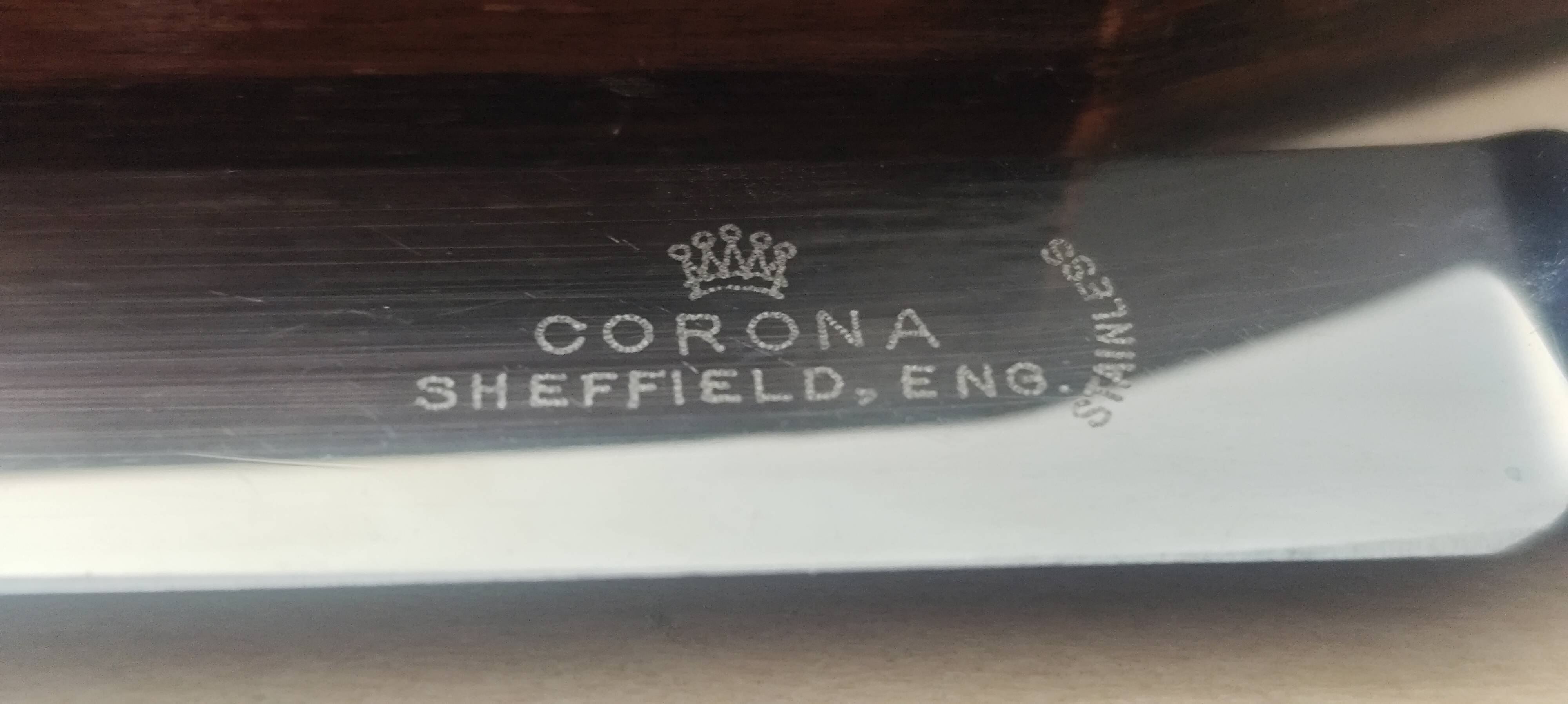 Corona Sheffield Stainless Steel Cutlery Set, 38 Pieces, Cream Bone-Effect