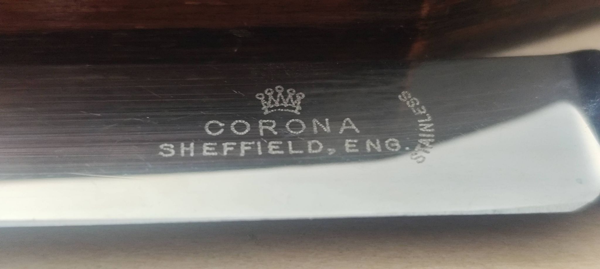 Corona Sheffield Stainless Steel Cutlery Set, 38 Pieces, Cream Bone-Effect