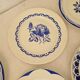 Set of 12 mismatched dinner plates