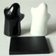 Ceramic salt and pepper shaker - hugging ghosts - vintage from the 1980s