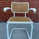 Cesca Chair model with armrest in white