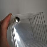 Multi-position lamp plexi led blue ikea vintage