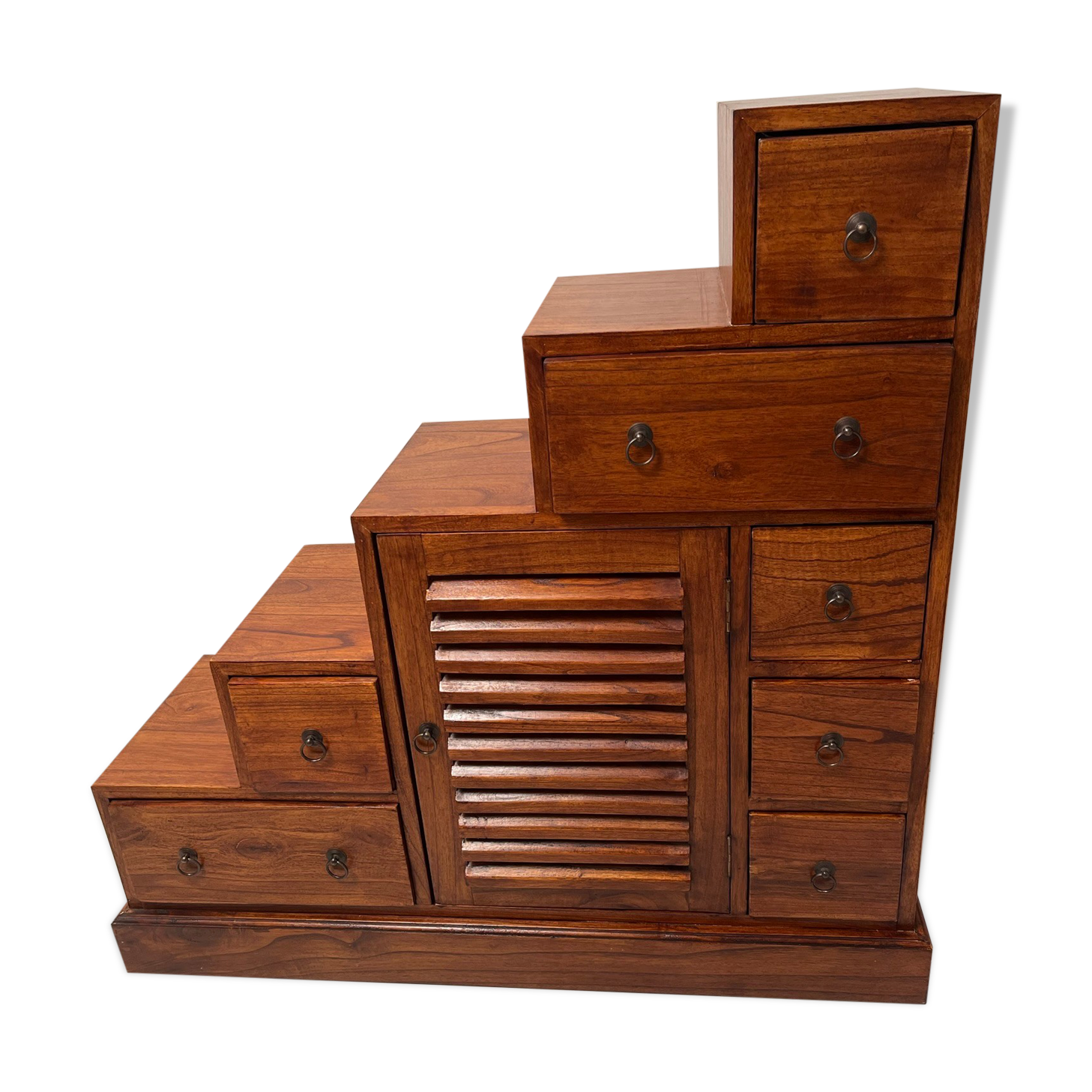 Staircase cabinet 1 door 7 drawers