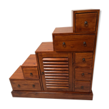 Staircase cabinet 1 door 7 drawers