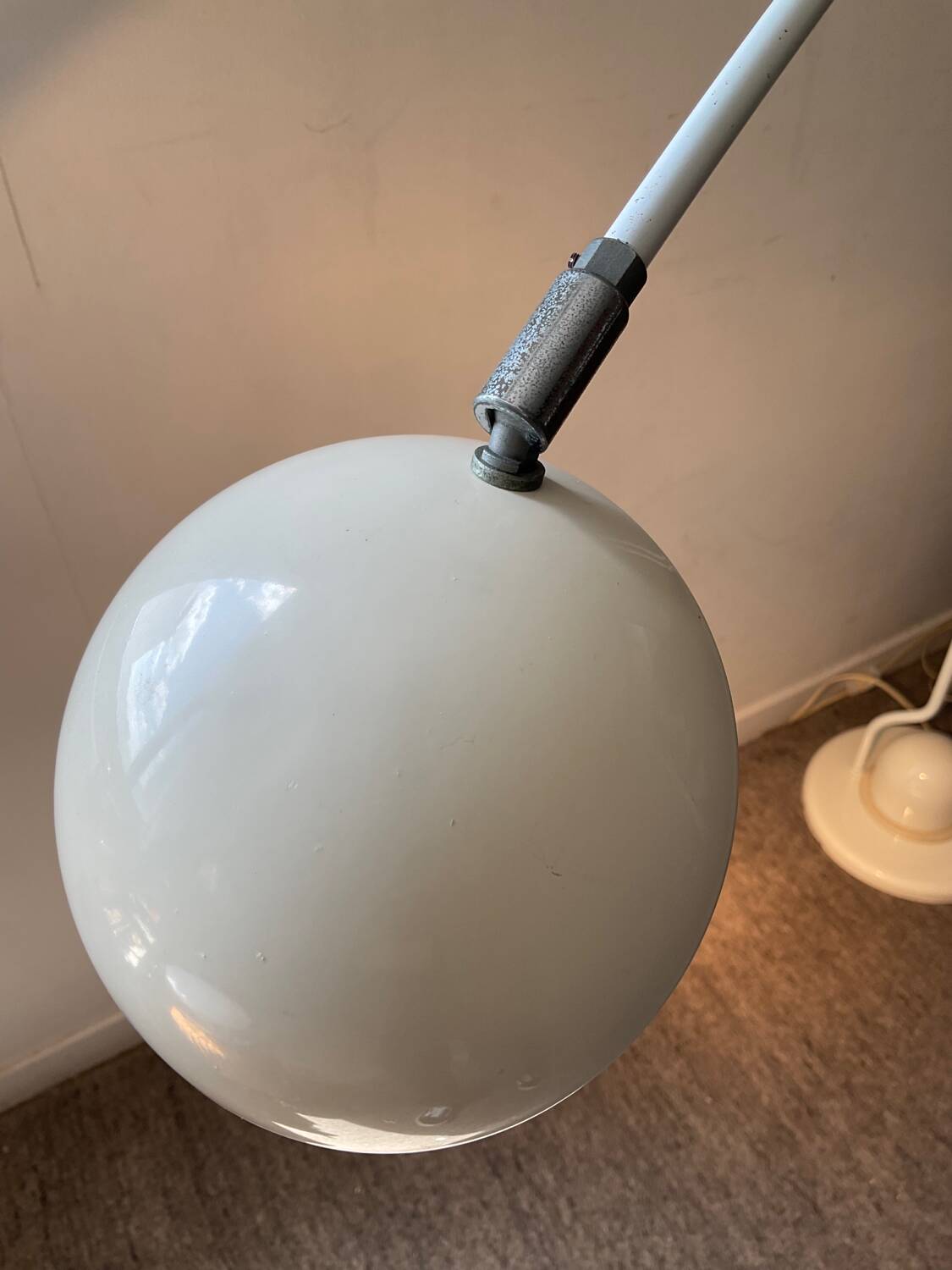 Vintage reading floor lamp from the 70s and 80s