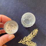 Vintage glass salt shaker
