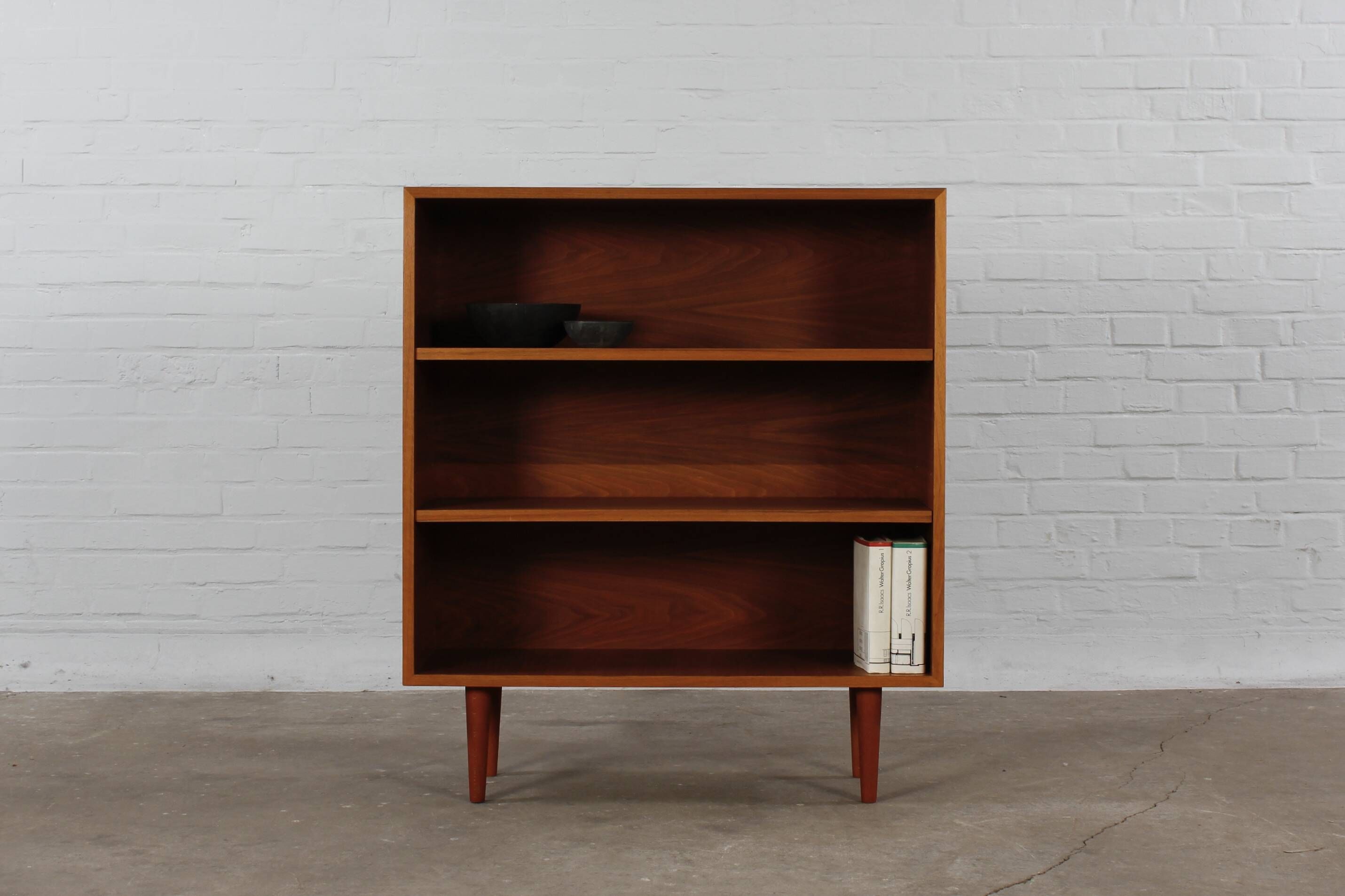 Vintage teak bookcase sideboard 60s 70s
