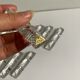 12 vintage crystal knife holders