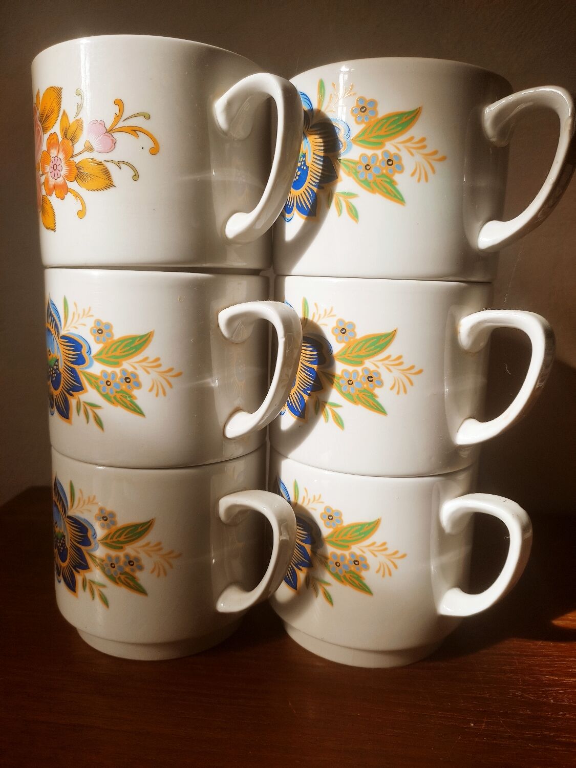6 Monopoli mugs for tea or chocolate