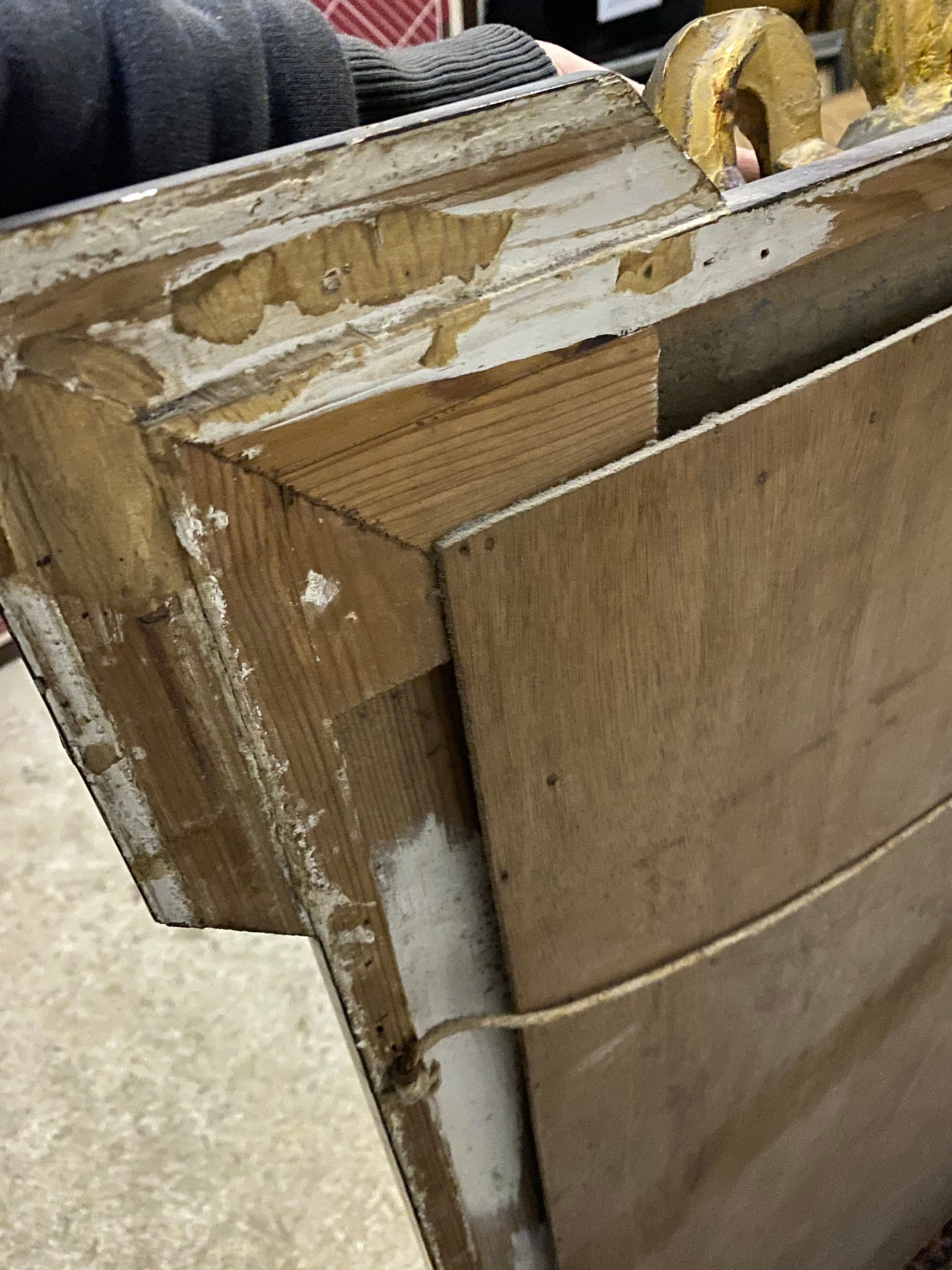 Old mirror Louis XVI style 136x80cm