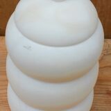 Old white marble pot