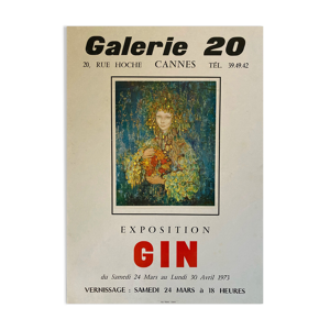 Affiche de Gin Coste-Crasnier pour
