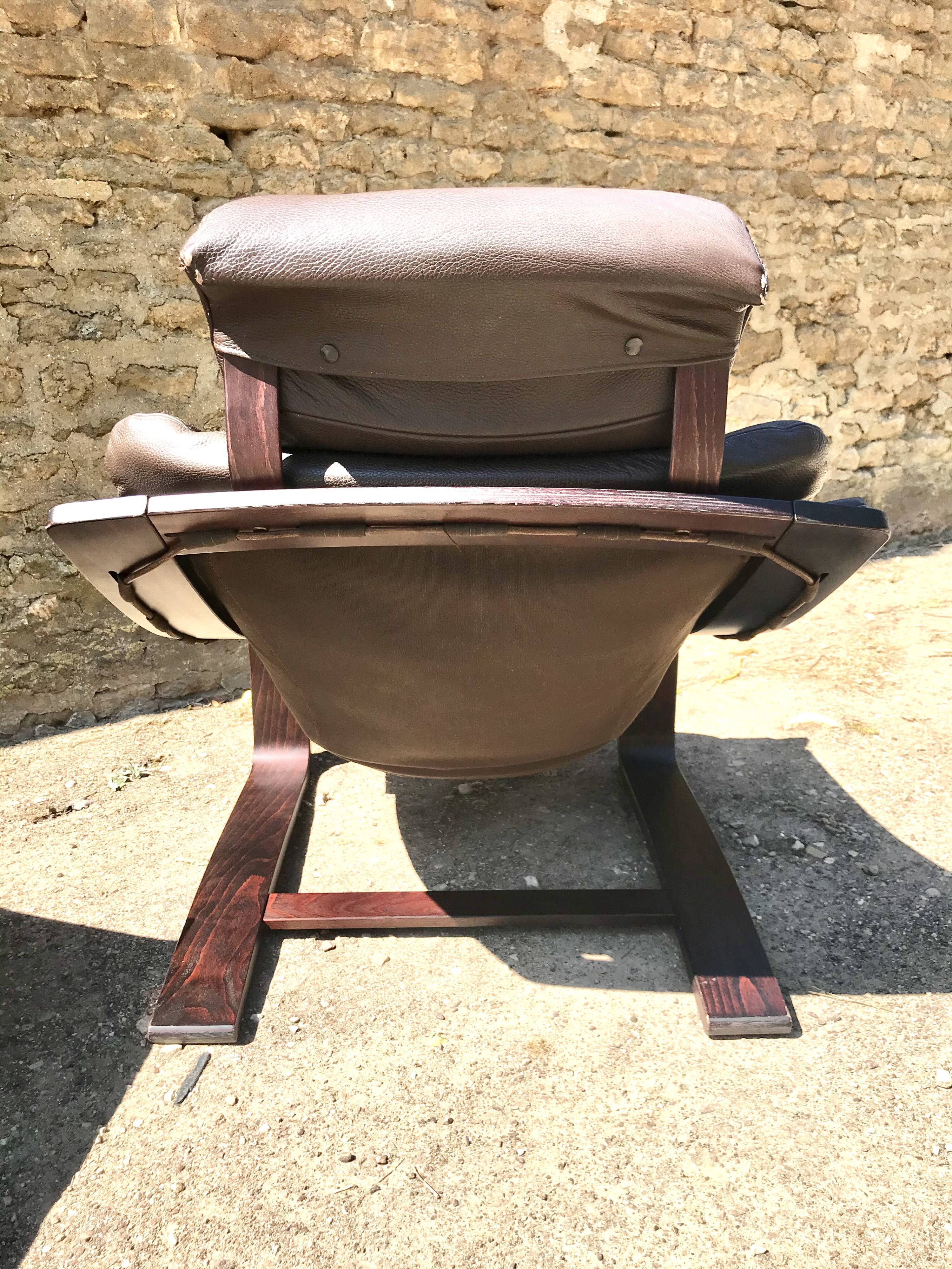 Pair of Ake Fribyter armchairs for Nelo 70s