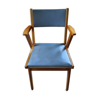 Pair of grey bridge chairs