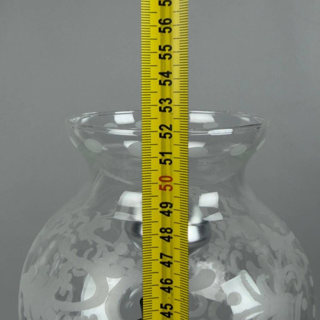 Antique French porcelain table lamp, brass and satin glass, 20th century.