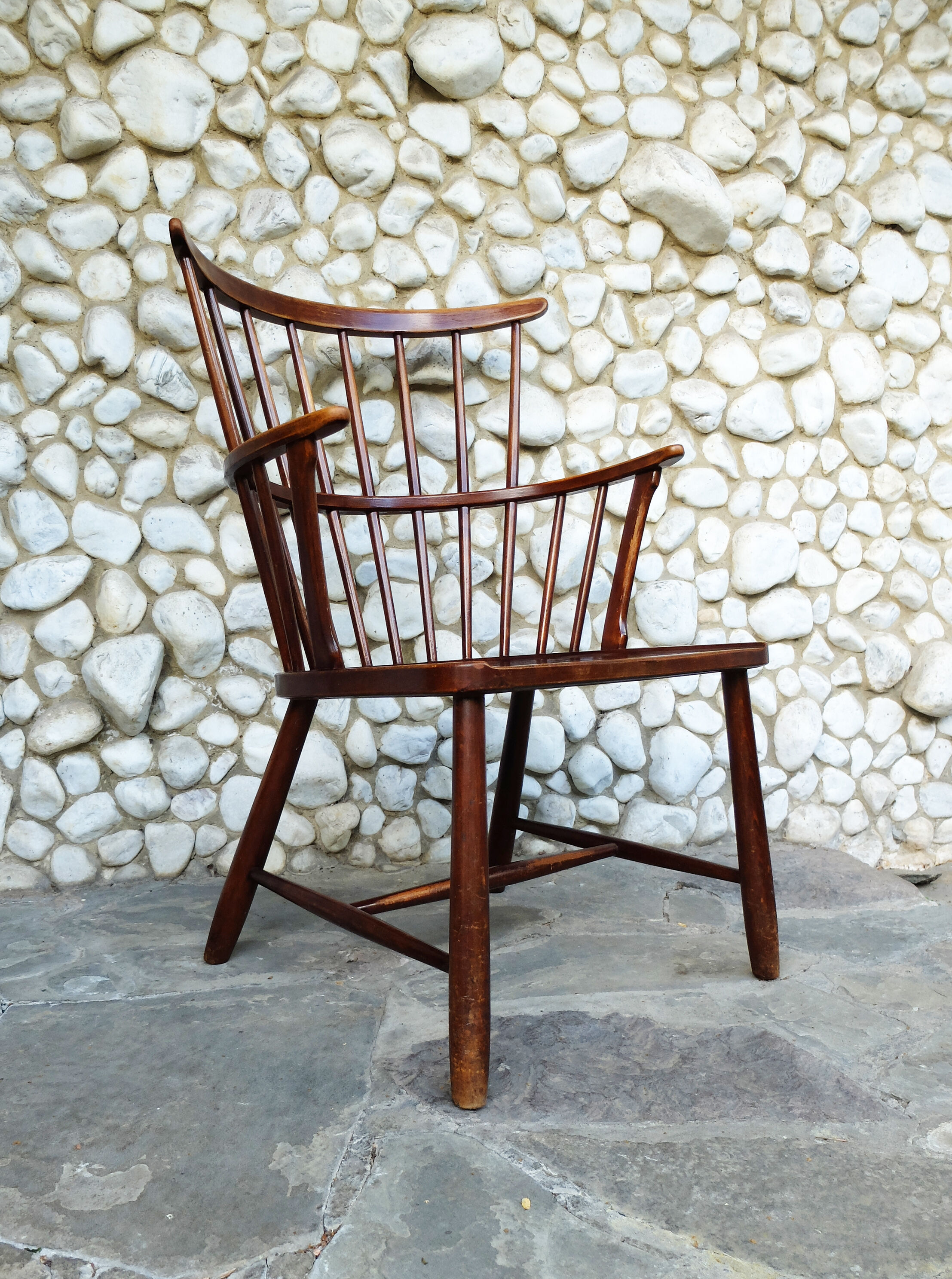 Fauteuil Windsor par Ove Boldt pour Fritz Hansen, Danemark, 1960