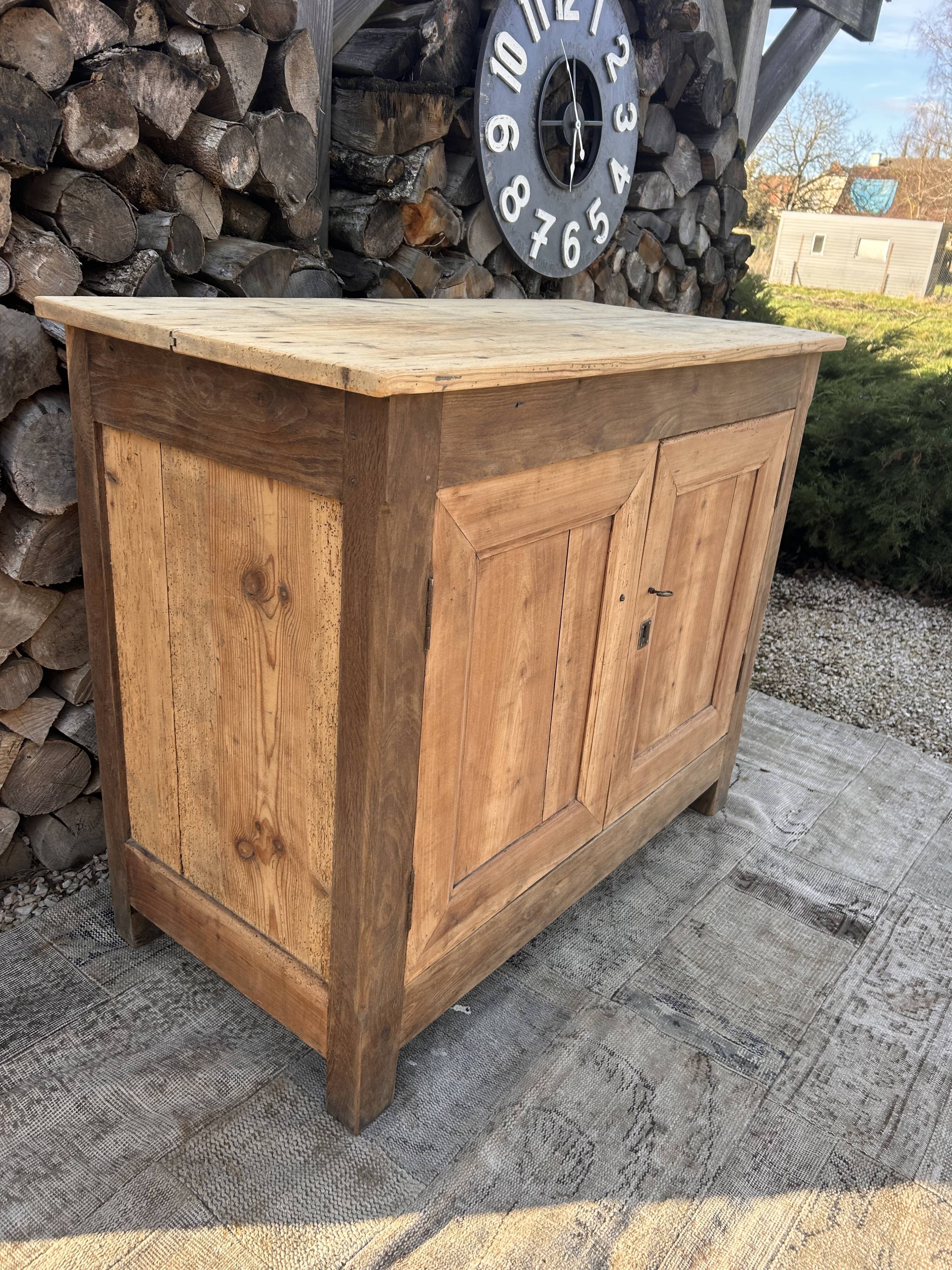 Renovated wooden sideboard