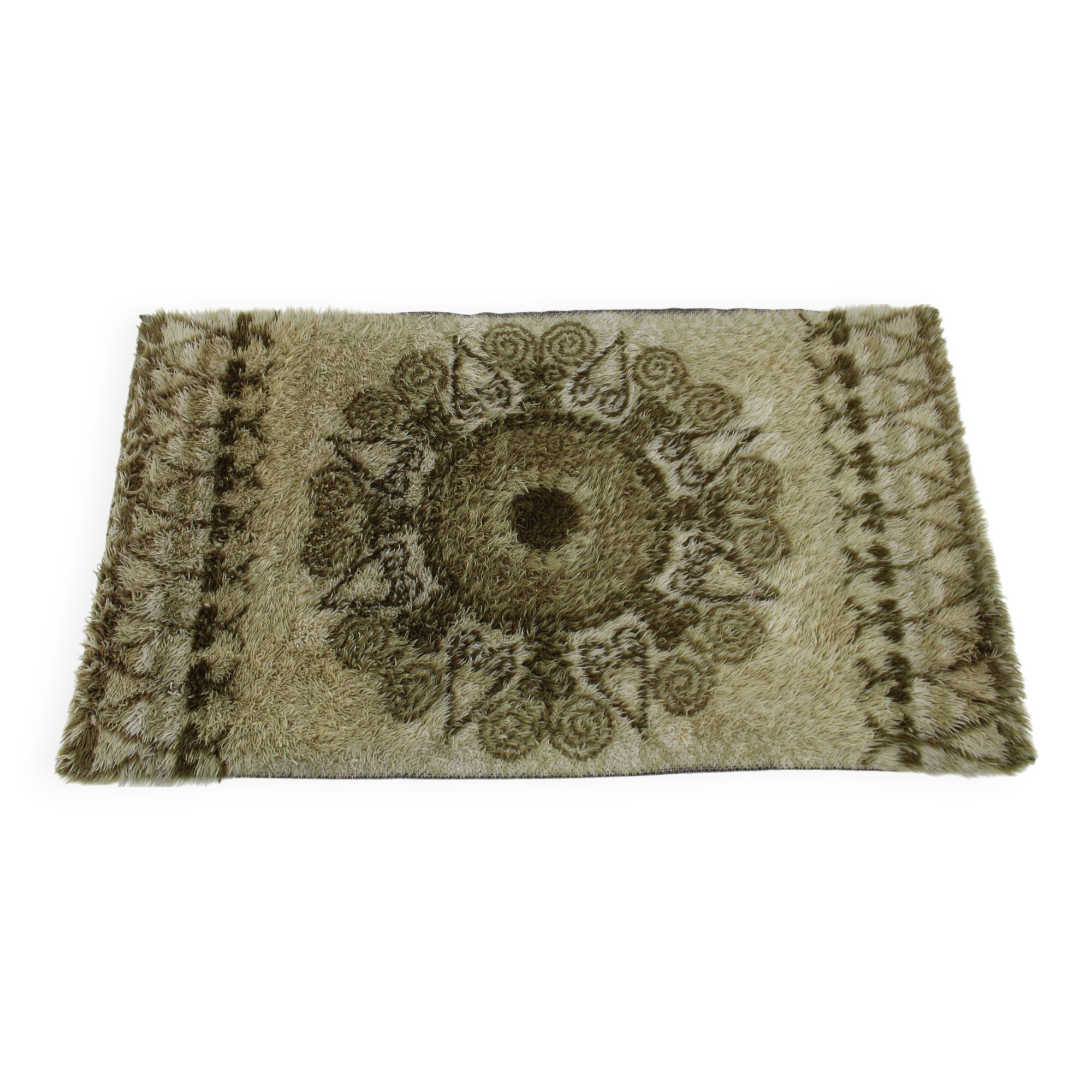 Petit tapis en laine danois des années 1970