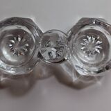 Salière double en cristal