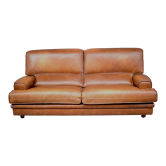 Vintage leather sofa 80s