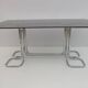 Giotto Stoppino Mid-Century Modern Italian Glass Smoked Top Dining Table,70
