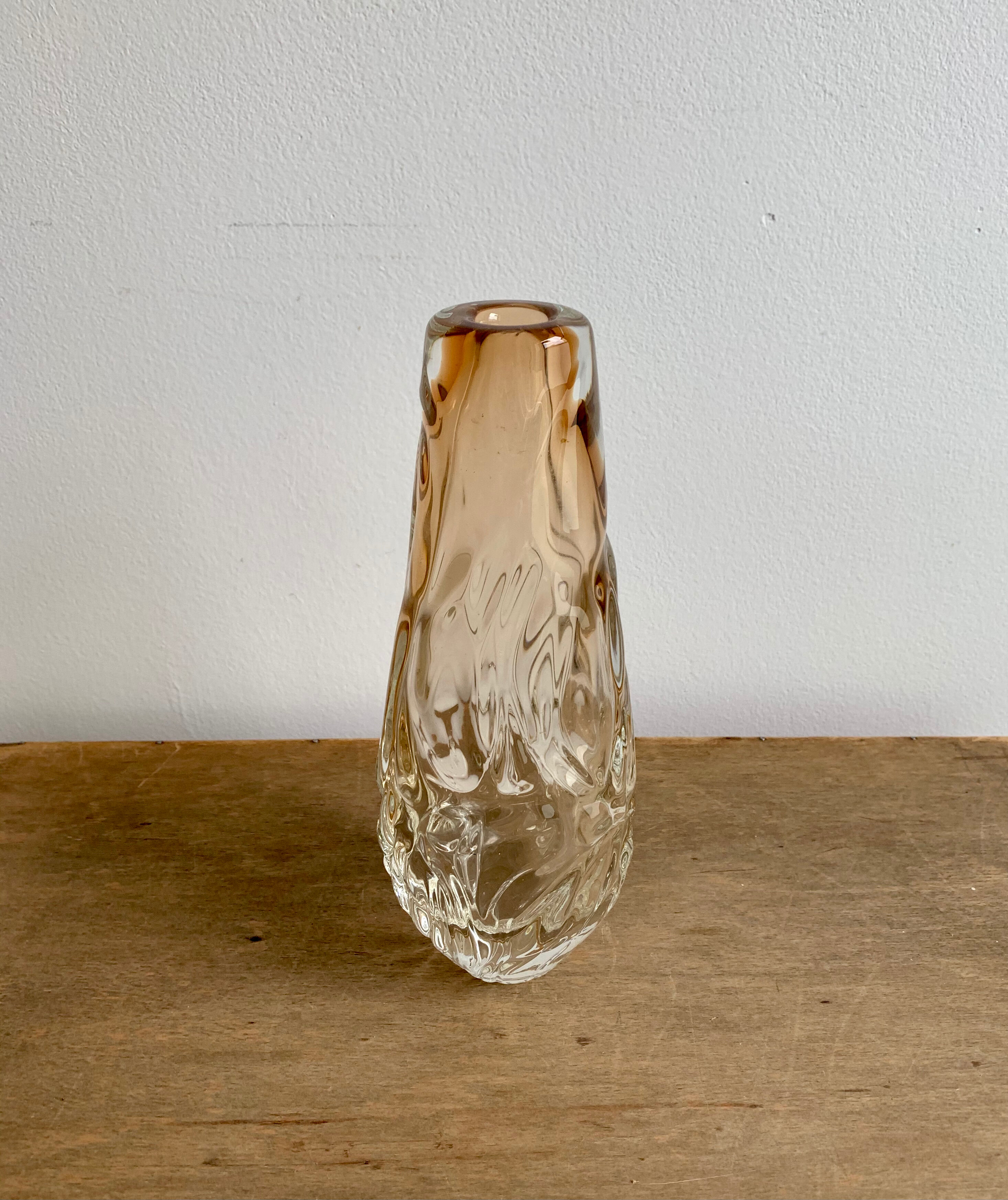 Vase by J. Hospodka for Chribska Sklarna, Czechoslovakia, 1960s