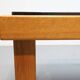 Vintage sidetable salontafel eikenhout graniet handgemaakt