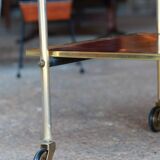 Desserte mini-bar vintage doré