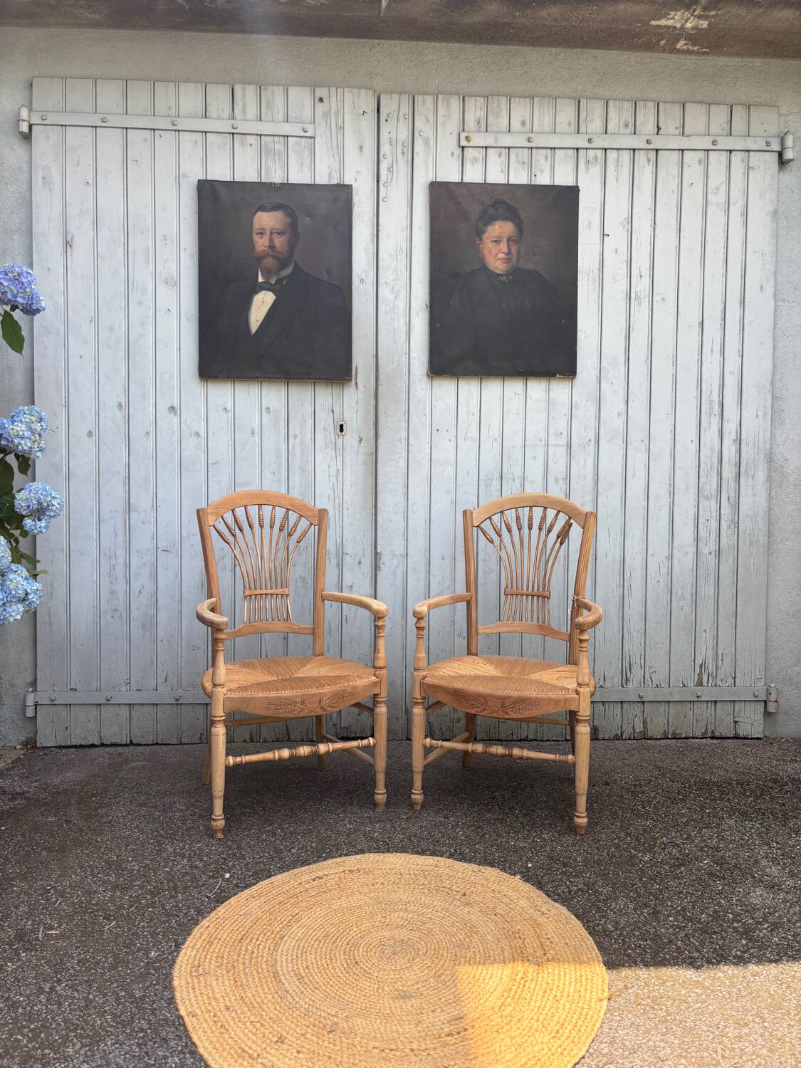 Pair of vintage armchairs