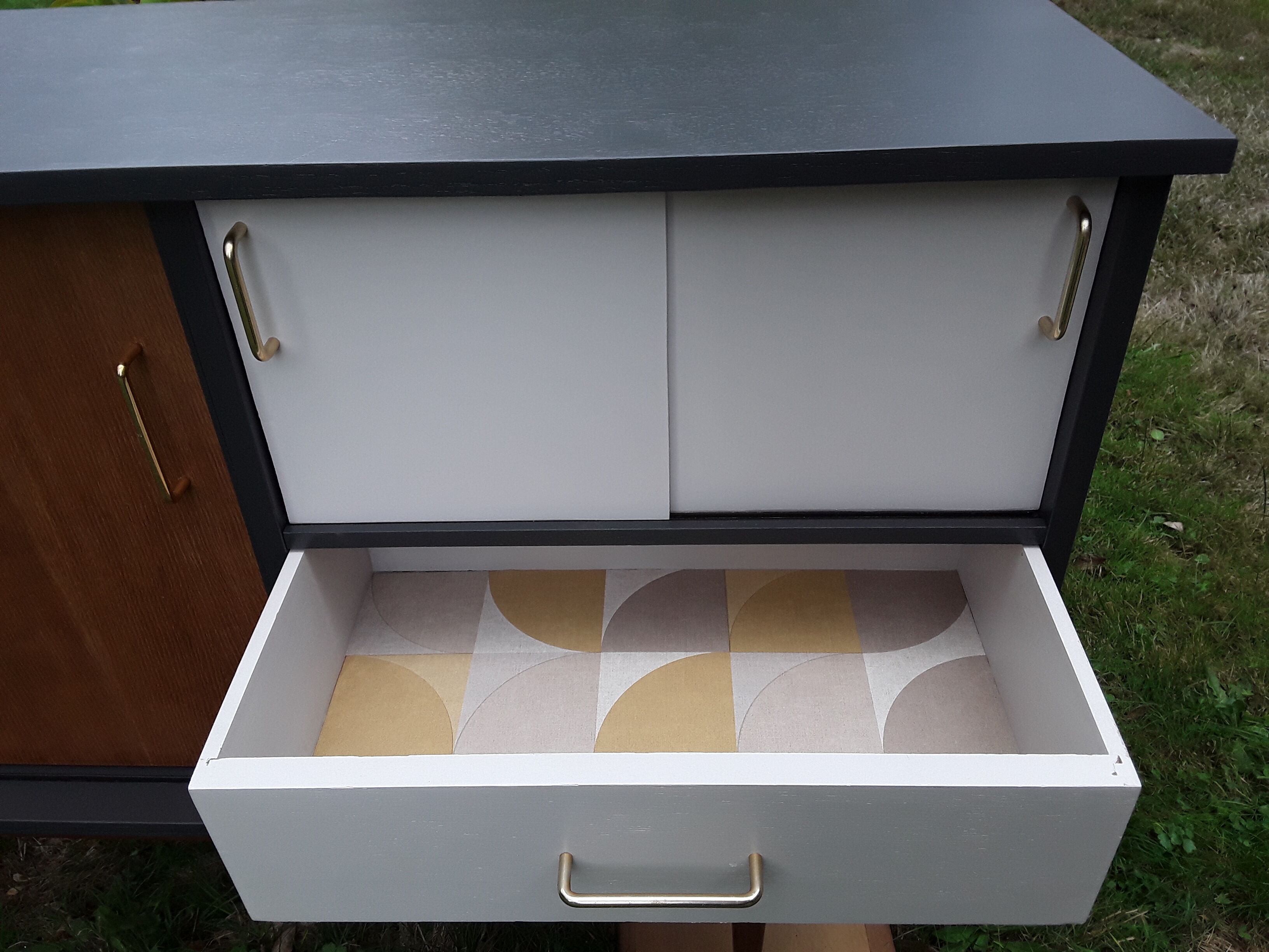 Sideboard vintage grey