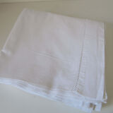 Old white cotton sheet