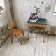 Bureau et chaise enfant pieds compas