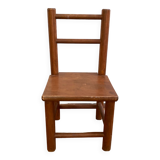 Petite chaise enfant en bois ancien
