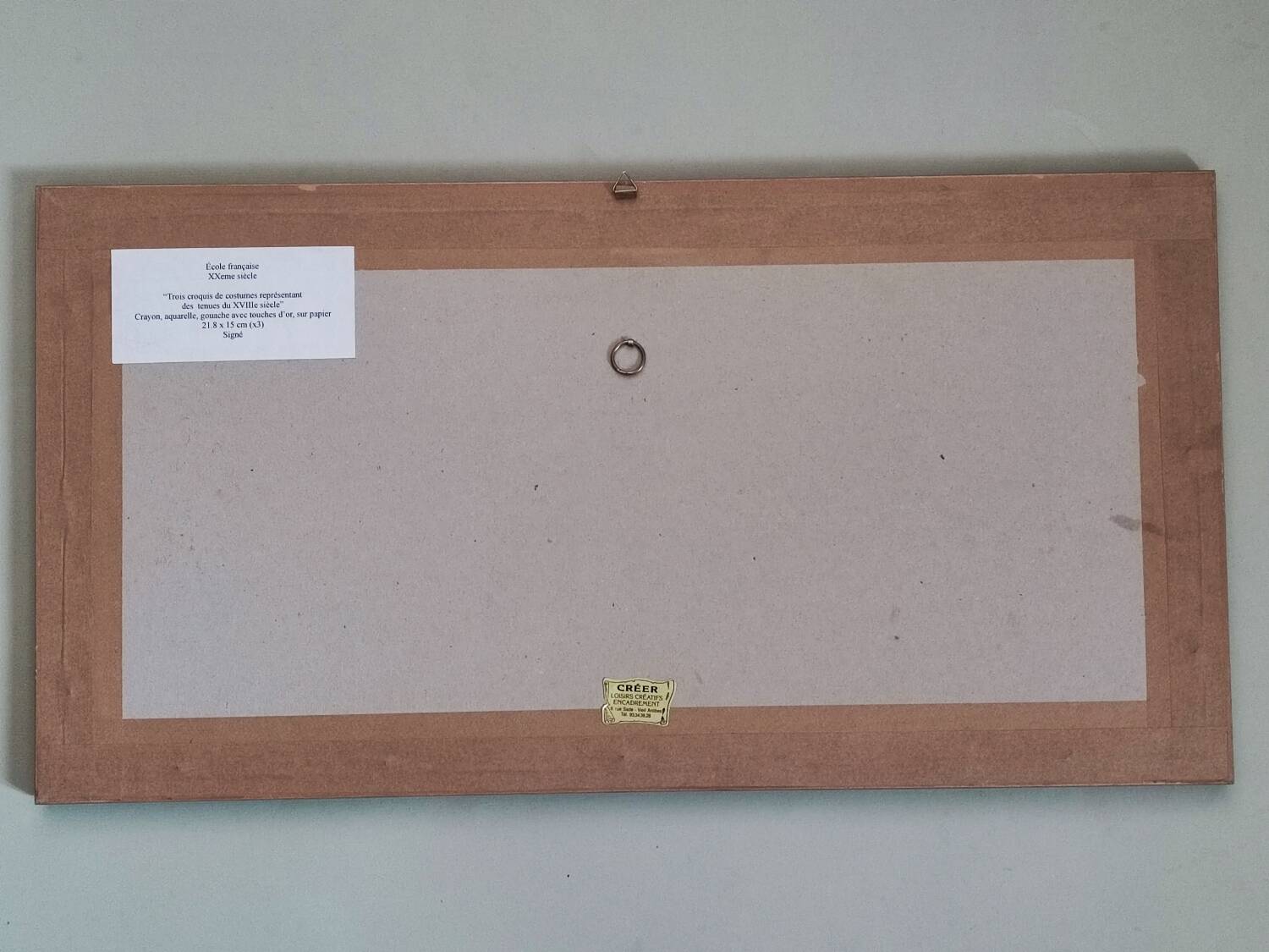 Fashion sketch triptych