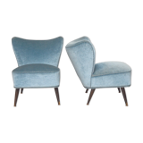 Pair of cocktail armchairs, 1960s