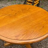 Vintage 70s table and 4 chairs set