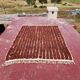 Authentic Beni Ouarain rug 250 x 200 cm – Natural wool chocolate brown