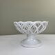 Openwork fruit bowl signed Lallier from Moustier