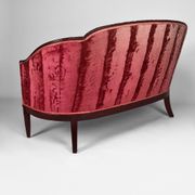Art Deco Salon by Paul Follot in pink velvet, circa 1920